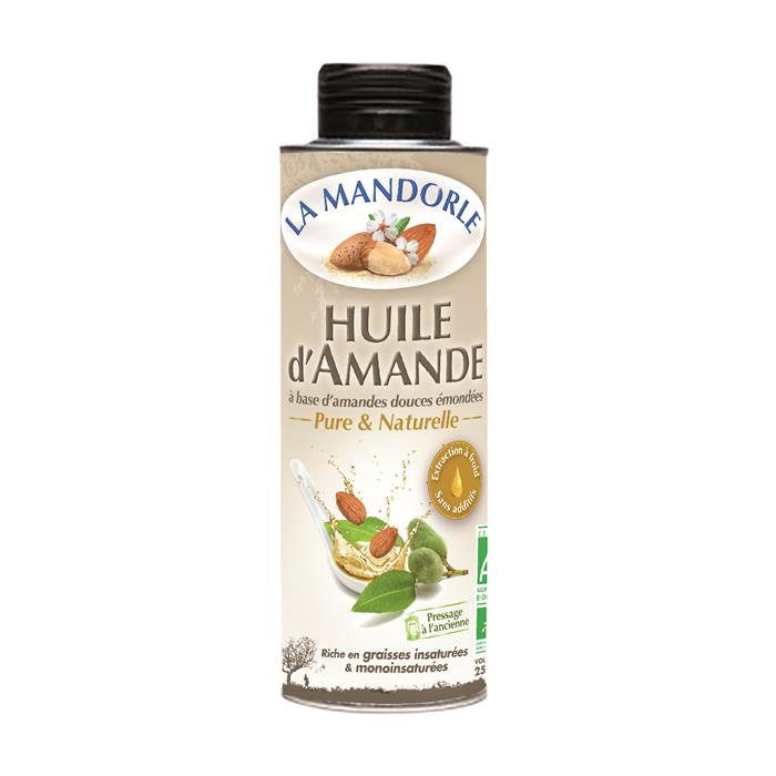 Olimande huile d'amande vierge bio* 250 ml Olimande huile d'amande vierge bio* 250 ml