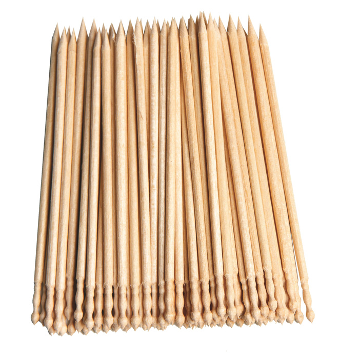 Pakje met 150 aperitiefstokjes Pakje met 150 aperitiefstokjes