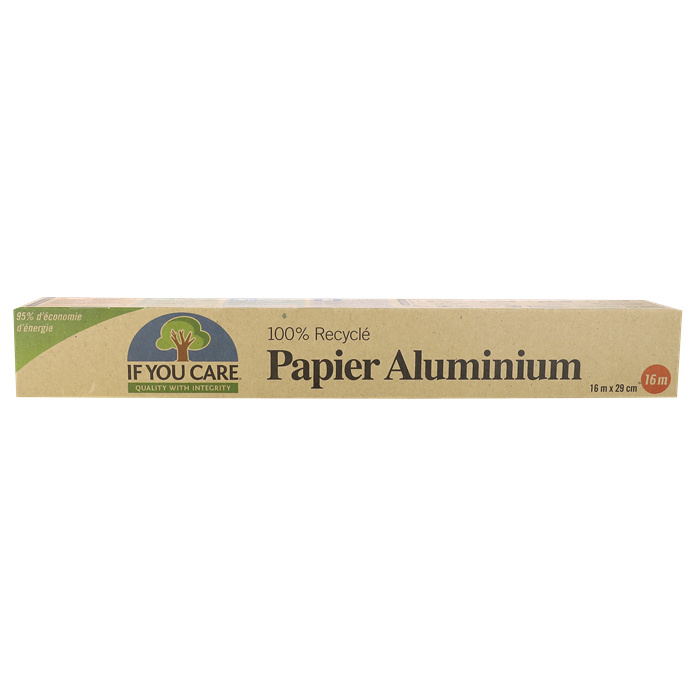 Papier aluminium 100% recyclé 15,5 x 30 cm