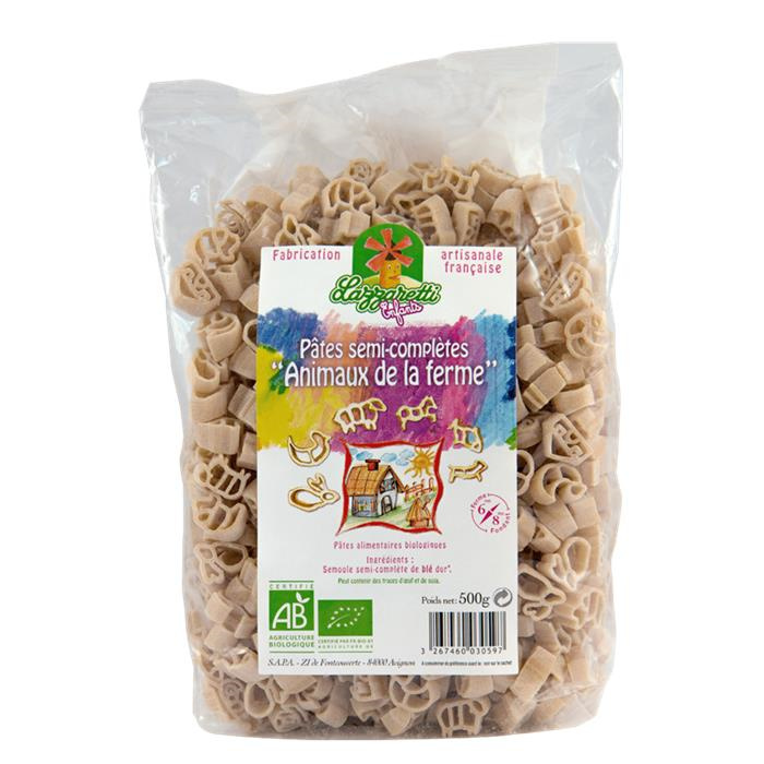 Pates 1/2 completes animaux bio* 500 g Pates 1/2 completes animaux bio* 500 g