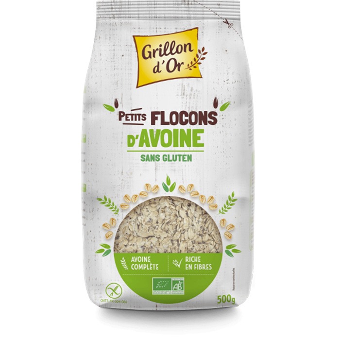 Petit flocons d'avoine bio* 500 g Petit flocons d'avoine bio* 500 g