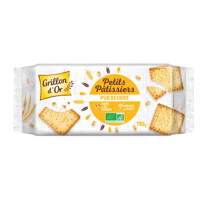 Petit patissier pur beurre bio* 190 g Petit patissier pur beurre bio* 190 g