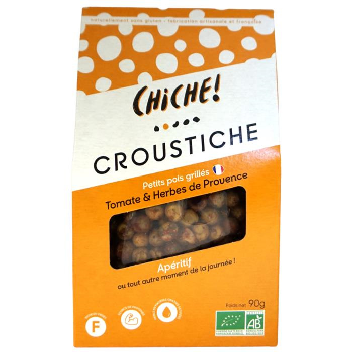 Petits pois grilles tomate & herbes de provence bio* 90 g Petits pois grilles tomate & herbes de provence bio* 90 g