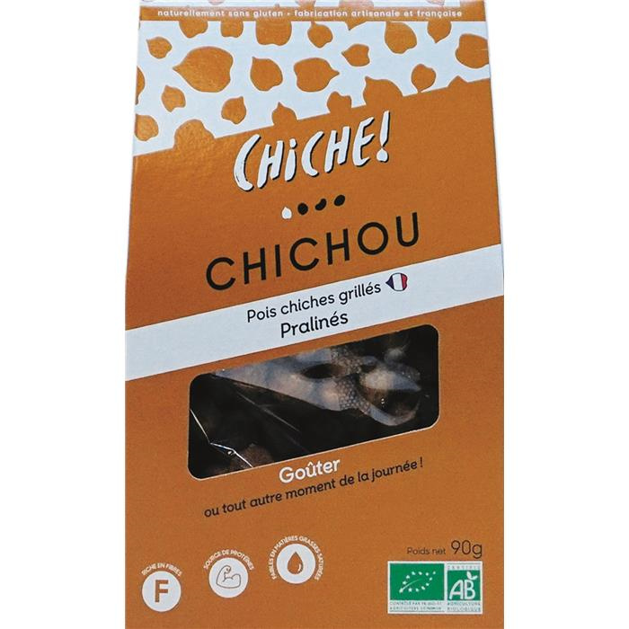 Pois chiche grilles pralines bio* 90 g Pois chiche grilles pralines bio* 90 g