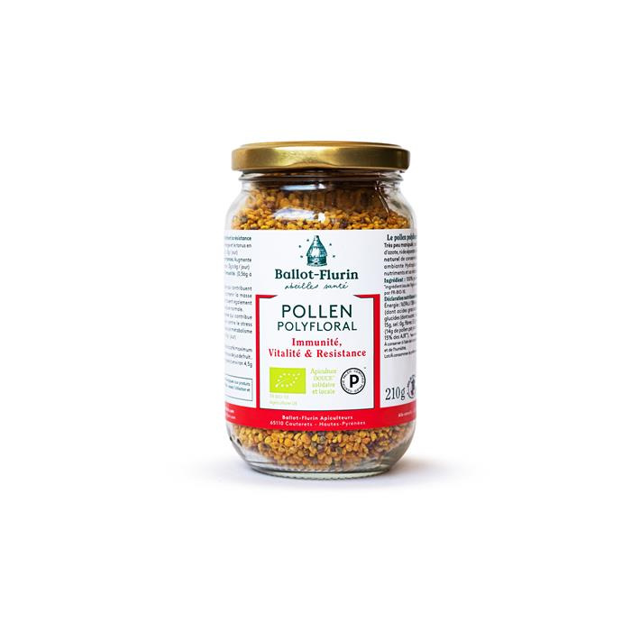 Pollen frais dynamisé bio* NUT 1305/27 210 g Pollen frais dynamisé bio* NUT 1305/27 210 g