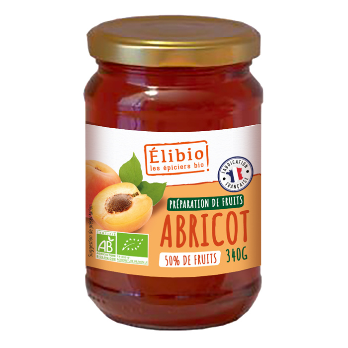 Préparation abricots Bio* 340 g Préparation abricots Bio* 340 g