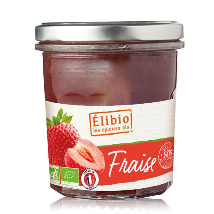Préparation de fraise Bio* 320 g Préparation de fraise Bio* 320 g