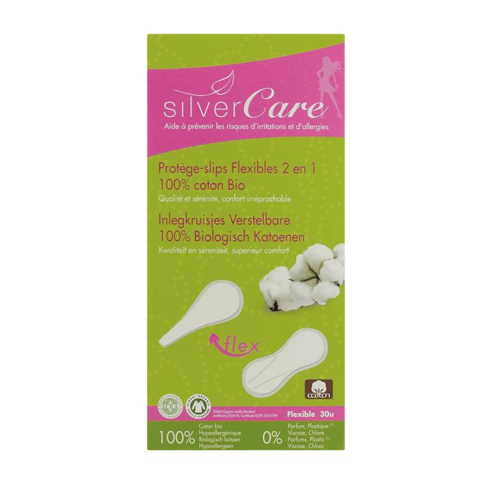 Protège-slip en coton bio - Flexible 2 en 1 30 u Protège-slip en coton bio - Flexible 2 en 1 30 u