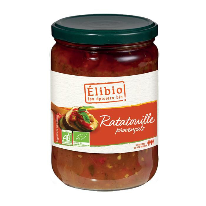 Ratatouille bocal Bio* 650 g Ratatouille bocal Bio* 650 g