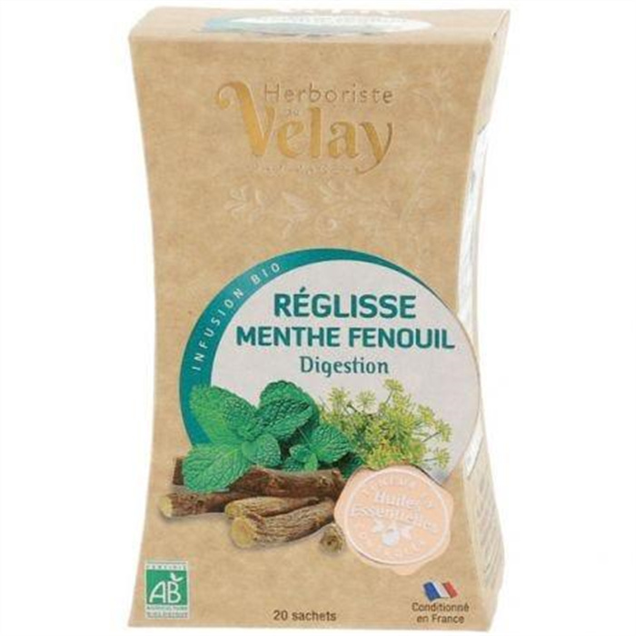 Réglisse menthe fenouil digestion bio* 20 sachets Réglisse menthe fenouil digestion bio* 20 sachets