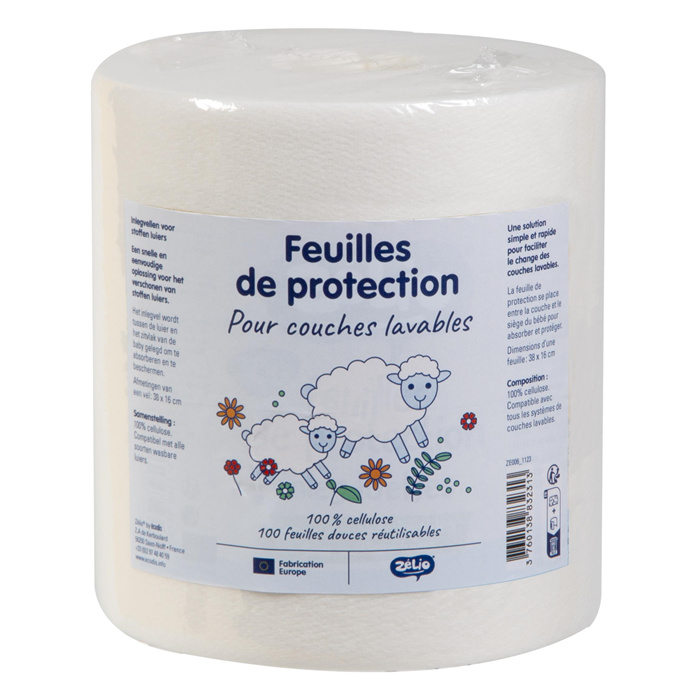 Rouleau feuilles de cellulose 1 p. Rouleau feuilles de cellulose 1 p.