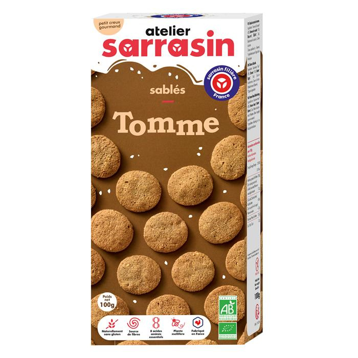 Sablé à la Tomme S.G. bio* 100 g Sablé à la Tomme S.G. bio* 100 g