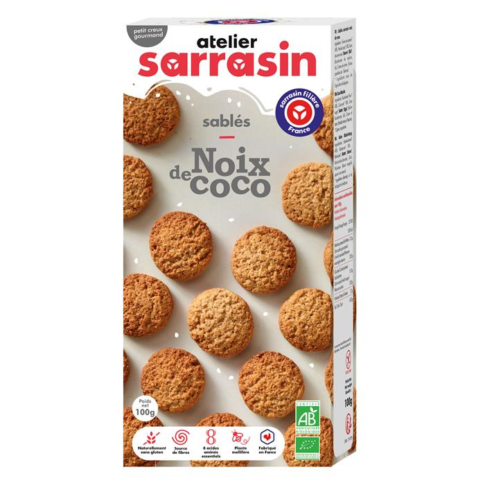 Sablé noix coco S.G. bio* 100 g Sablé noix coco S.G. bio* 100 g