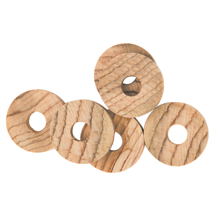 Sachet 6 jetons en cèdre anti mites Sachet 6 jetons en cèdre anti mites