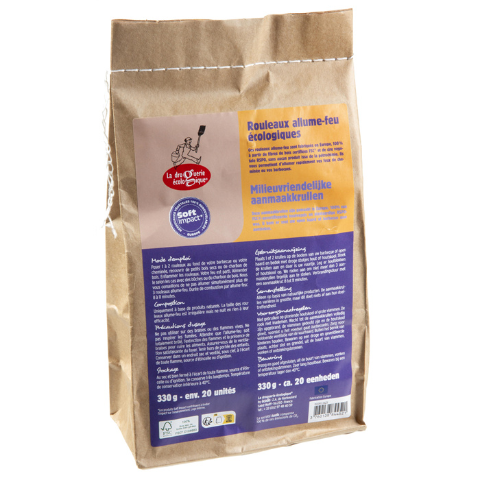 Sachet allume-feu végétal 330 g Sachet allume-feu végétal 330 g