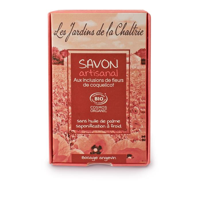 Savon aux fleurs de coquelicot 100 g Savon aux fleurs de coquelicot 100 g