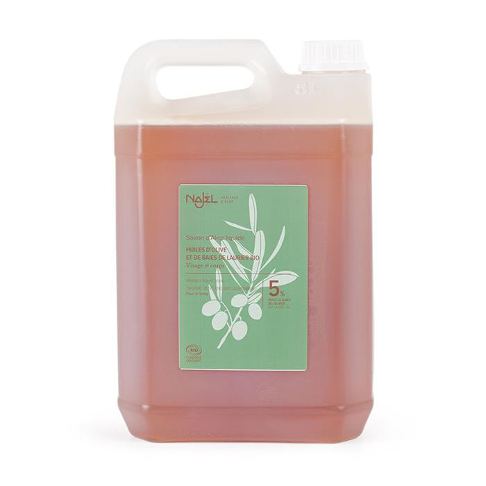 Savon d'Alep liquide 5% 20 L Savon d'Alep liquide 5% 20 L