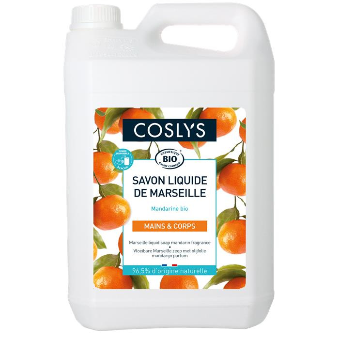 Savon liquide Marseille mandarine - pure tradition 5 L Savon liquide Marseille mandarine - pure tradition 5 L