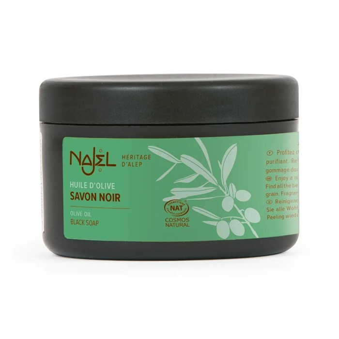 Savon noir à l'huile d'olive sans parfum - hypoallergénique 200 ml Savon noir à l'huile d'olive sans parfum - hypoallergénique 200 ml