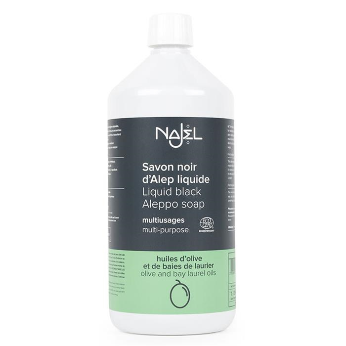 Savon noir Alep liquide multi usage 1 L Savon noir Alep liquide multi usage 1 L