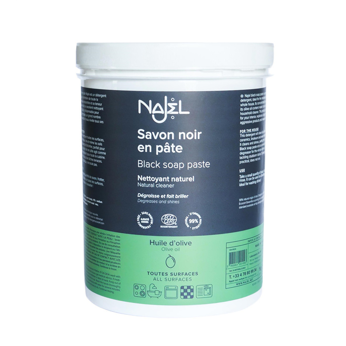 Savon noir en pâte 100% olive bio* nettoyant naturel 1 kg Savon noir en pâte 100% olive bio* nettoyant naturel 1 kg
