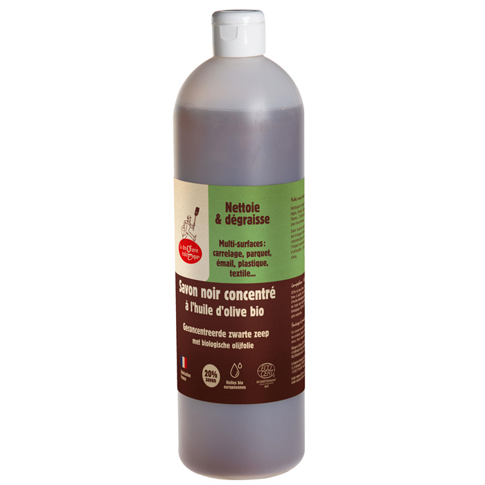 Savon noir liquide olive bio 1 L Savon noir liquide olive bio 1 L