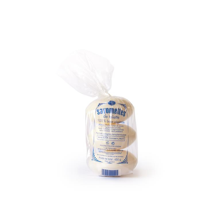 Savonnettes cologne-pamplemousse 3 x 150 g Savonnettes cologne-pamplemousse 3 x 150 g