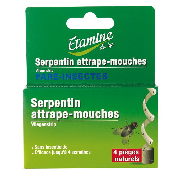 Serpentins attrape mouches 4 u Serpentins attrape mouches 4 u