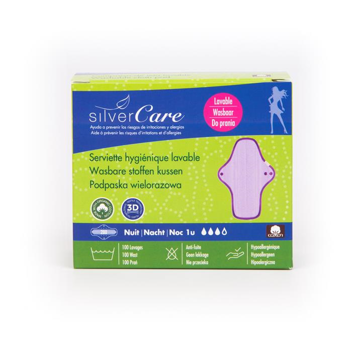 Serviette hygiénique lavable de nuit 1 u Serviette hygiénique lavable de nuit 1 u