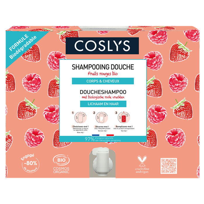 Shampooing douche fruits rouge 20 kg - casquette