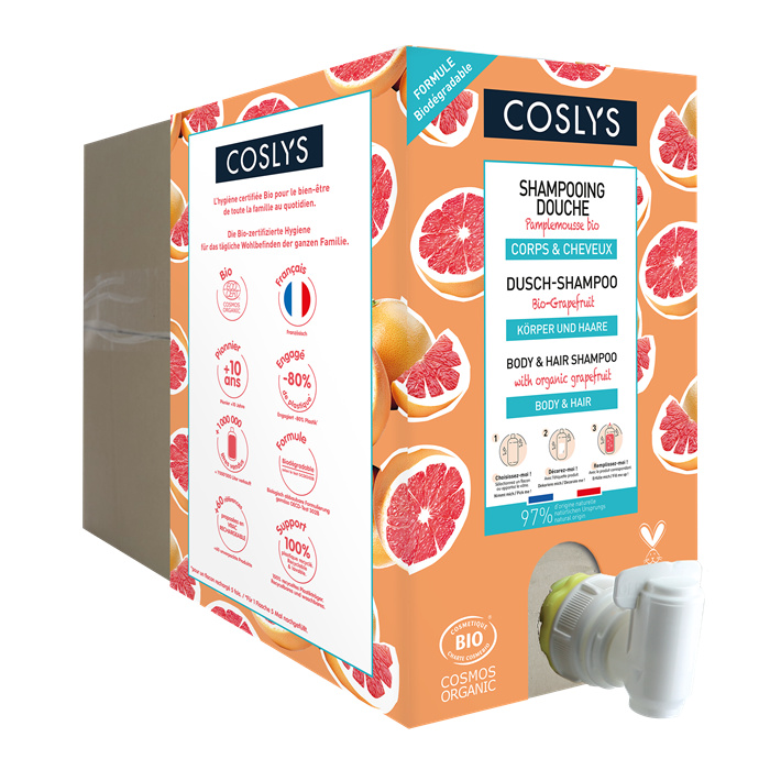 Shampooing douche pamplemousse 10 kg - casquette Shampooing douche pamplemousse 10 kg - casquette