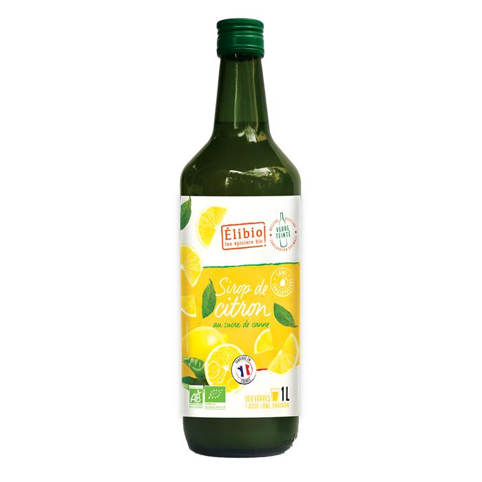 Sirop de citron bio* 1 L Sirop de citron bio* 1 L
