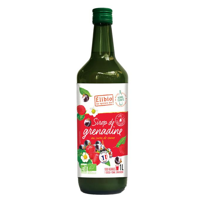 Sirop de grenadine bio* 1 L Sirop de grenadine bio* 1 L