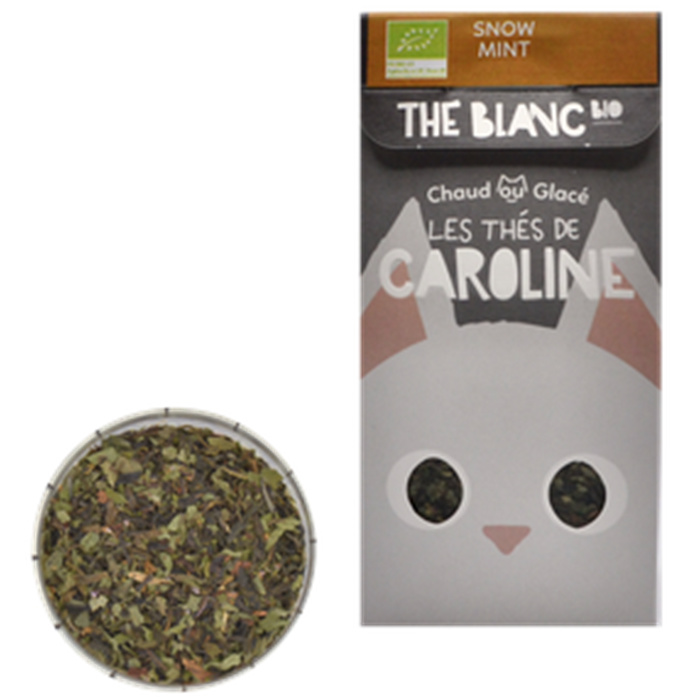 Snow Mint bio* (thé blanc, menthe poivrée) 50 g Snow Mint bio* (thé blanc, menthe poivrée) 50 g