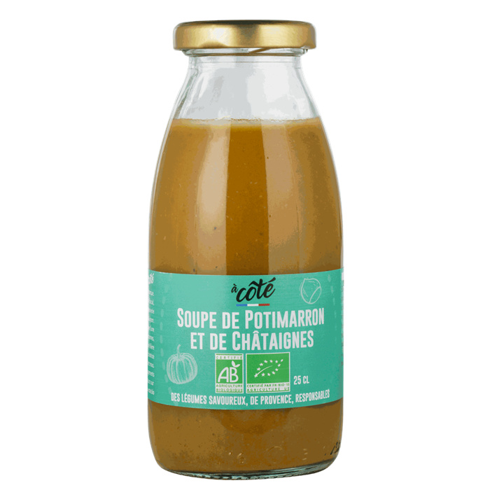 Soep van pompoen en kastanjes bio* 25 cl Soep van pompoen en kastanjes bio* 25 cl