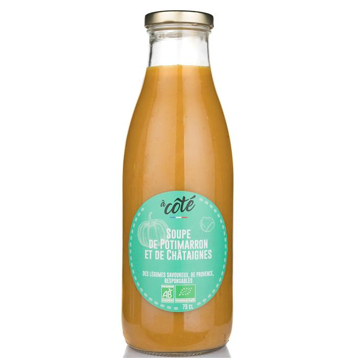 Soupe de potimarron et de châtaignes bio* 75 cl Soupe de potimarron et de châtaignes bio* 75 cl