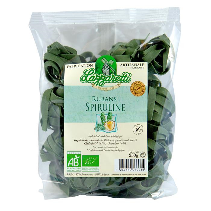 Spiruline tagliatelle bio* 250 g Spiruline tagliatelle bio* 250 g