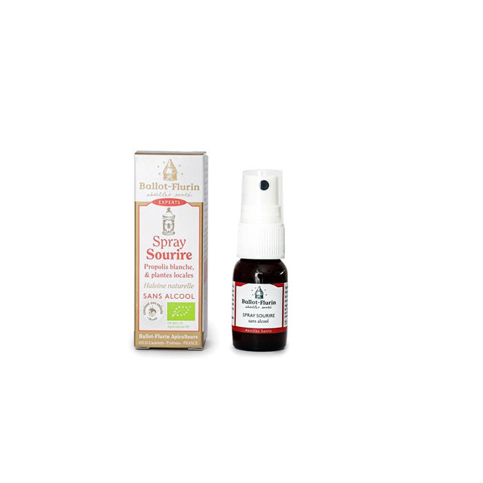 Spray sourire sans alcool bio* 15 ml Spray sourire sans alcool bio* 15 ml