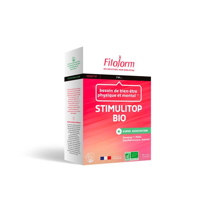 Stimulitop* Bio (ex Ginseng éleuthérocoque) PL 440/219 20 amp. Stimulitop* Bio (ex Ginseng éleuthérocoque) PL 440/219 20 amp.