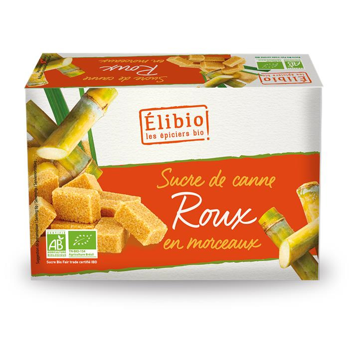 Sucre de canne roux en morceaux Brésil 1 kg Sucre de canne roux en morceaux Brésil 1 kg