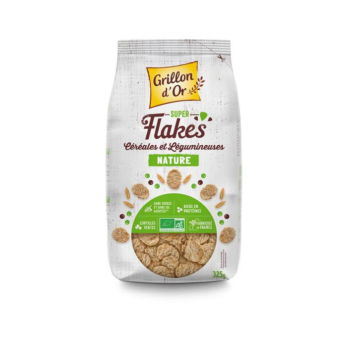 Super flakes céréales & légumineuses nature bio* 325 g