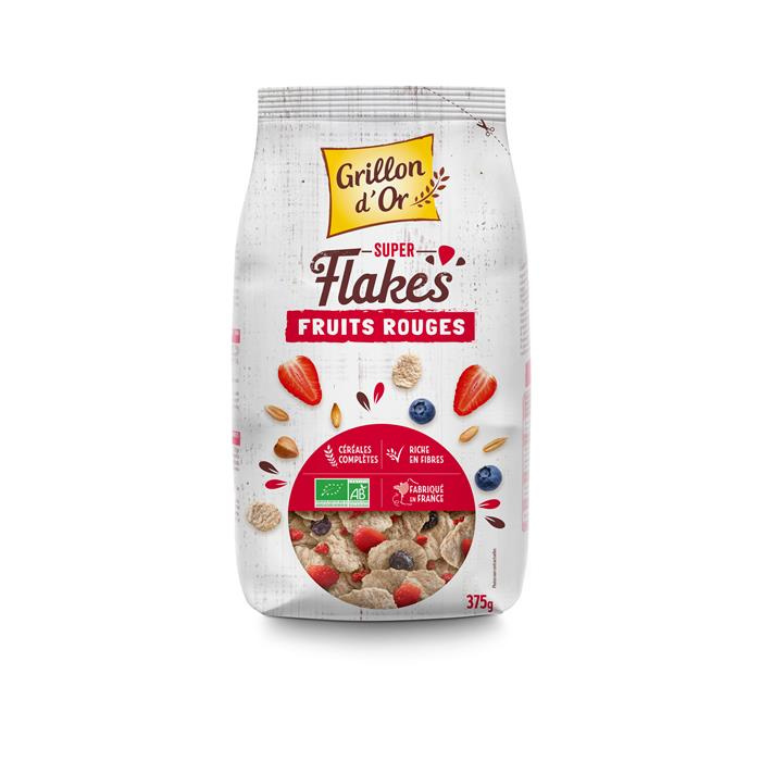 Super flakes fruits rouges bio* 375 g Super flakes fruits rouges bio* 375 g