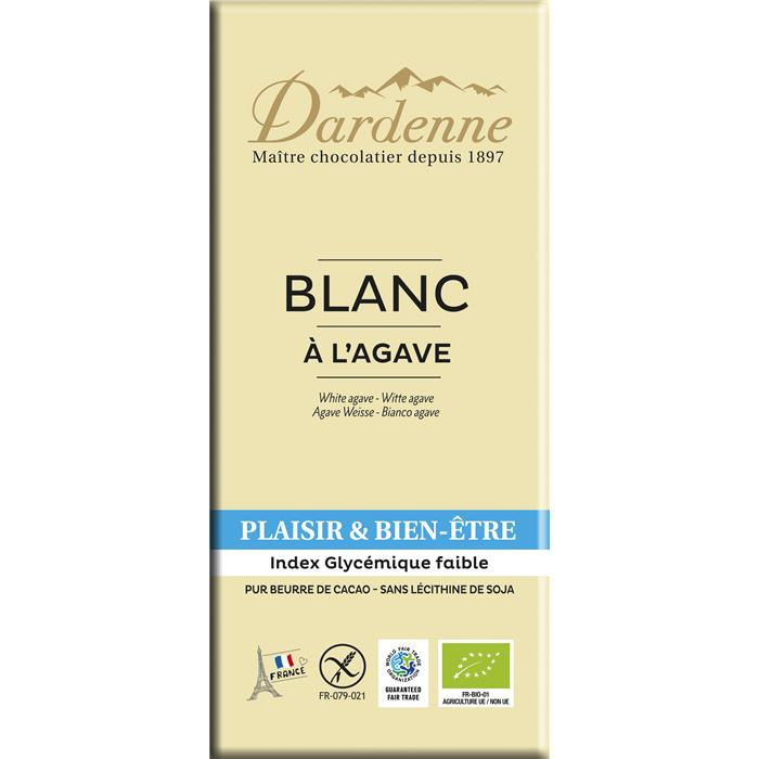Tab. choc. blanc agave bio* 100 g Tab. choc. blanc agave bio* 100 g