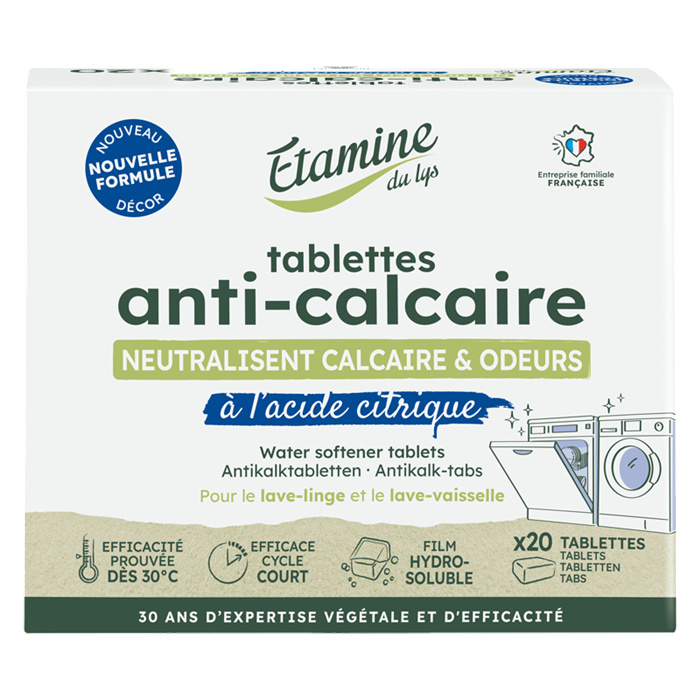 Tablettes anti calcaire 20u Tablettes anti calcaire 20u