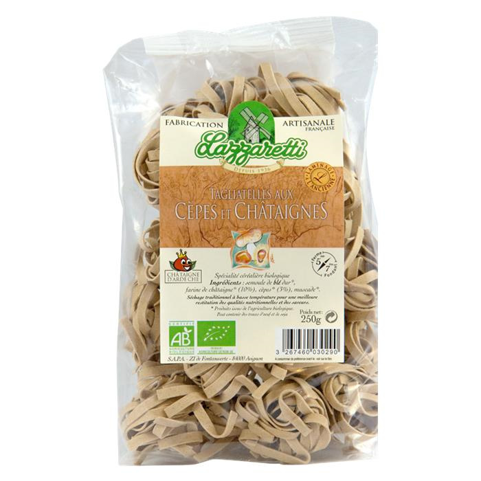 Tagliatelle met champignons & kastanje bio* 250 g Tagliatelle met champignons & kastanje bio* 250 g