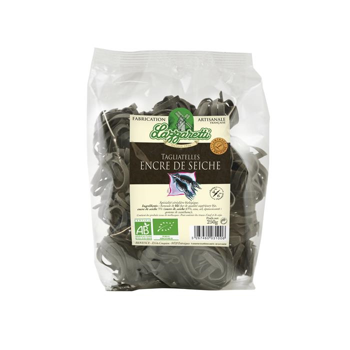 Tagliatelles à l'encre de seiche bio* 250 g Tagliatelles à l'encre de seiche bio* 250 g
