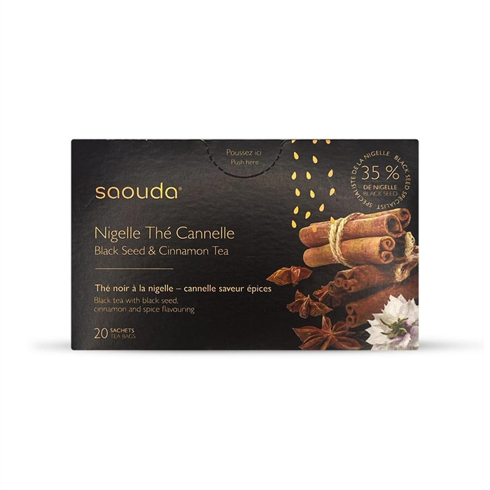 Thé noir à la nigelle et cannelle Thé noir à la nigelle et cannelle