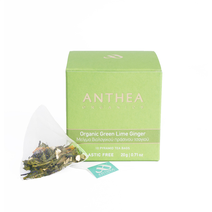 Thé vert gingembre citron** 10 sachets Thé vert gingembre citron** 10 sachets