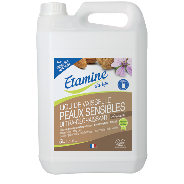 Vaisselle main hypoallergénique amande 5 L Vaisselle main hypoallergénique amande 5 L
