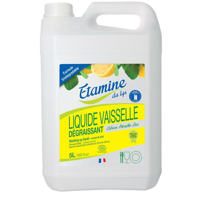 Vaisselle main menthe citron 5 L